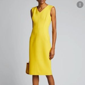 Michael kors collections yellow dress - size 4